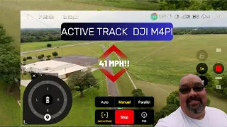GREAT ACTIVE TRACK WITH DJI MINI 4 PRO 41 MPH!!