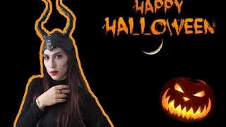 Halloween MakeUp///MakeUp Maleficent///Макияж на хеллоуин///Макияж Малефисенты