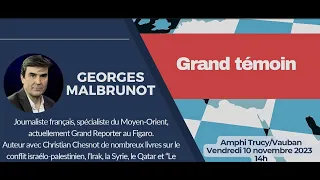 Keynote speaker: Georges Malbrunot RSMed 2023