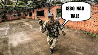 tentaram me MAT4R mas o PARKOUR me SALVOU - ABENÇOADO airsoft