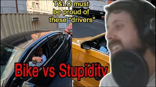 Forsen Reacts to Bike vs Stupidity 150 🚕 🚸