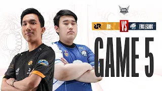 RRQ vs EVOS LEGENDS | Playoffs DAY 3 - MATCH 1 GAME 5 #MPLIDS11