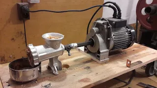 How to make Electric meat grinder Amazing homemade inventions