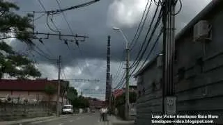 Time lapse video Baia Mare Romania heavy clouds 3