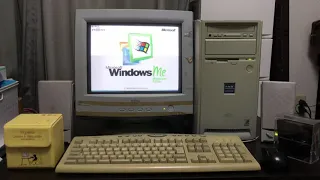 実家にあった古いパソコンの動作確認 windows me