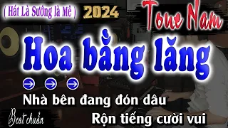 Hoa Bằng Lăng Karaoke Tone Nam Beat Chuẩn Nhạc Hoa Lời Việt  hay nhất 2024