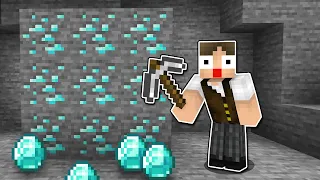 Minecraft Sem Morrer #3: CONSEGUI MEUS PRIMEIROS DIAMANTES!