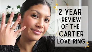 CARTIER LOVE RING IN YELLOW GOLD: LET'S TALK 2 YEAR REVIEW + WEAR AND TEAR ✨