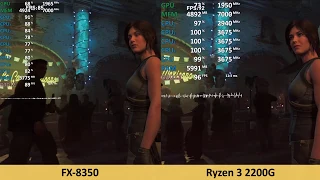 AMD FX-8350 vs. Ryzen 3 2200G in 9 Games - Benchmark Comparison Test (RTX 2080)