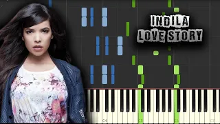 Indila - Love Story - [Piano Tutorial] (Synthesia) (Download MIDI + PDF Scores)