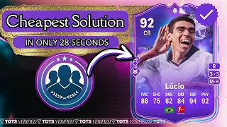 92 Fantasy FC Hero Lúcio SBC Solution 🇧🇷💜 - Cost and Time Efficient 💫