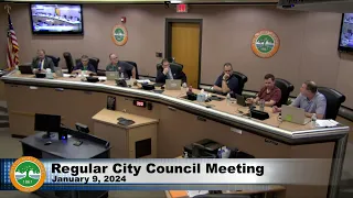 Regular City Council Meeting - 1/9/2024