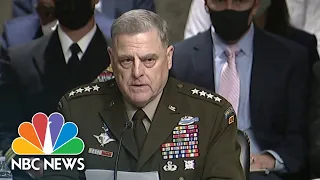 Gen. Milley Addresses Call With Chinese Official: My Task 'Was To De-escalate'