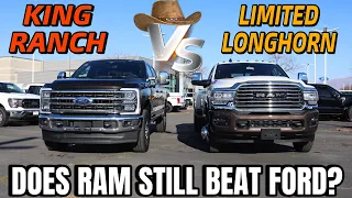 2024 RAM 3500 Limited Longhorn VS Ford F350 King Ranch