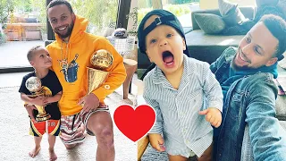 Stephen Curry's son CANON CURRY is SUPER CUTE, FUNNY AND LOVELY! ❤️