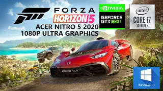 Forza Horizon 5 | GTX 1660 Ti Mobile | i7-10750H | 1080P | ULTRA | ACER NITRO 5 2020 |