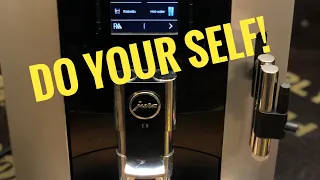 How to Open Jura E8 Coffee Machines so easy