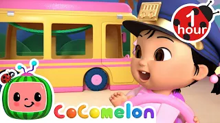 Wheels on the Bus Dance with Colors | Best Cars & Truck Videos for Kids