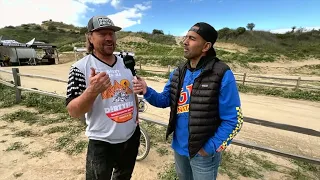 Greg Romero talks to BMX and Mountainbike World Champion Eric Carter at DIRTYFEST 2