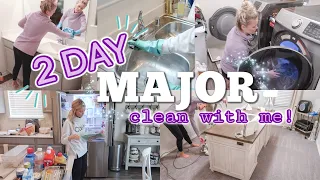 MAJOR TWO DAY CLEAN WITH ME//CLEANING MOTIVATION