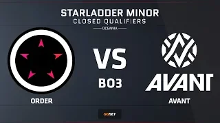 [RU] AVANT vs ORDER | Map 2 – Nuke | Asia Minor Oceania Closed Qualifier – StarLadder Major