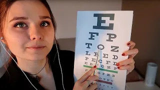 | POLISH ASMR | Soft Spoken ROLEPLAY | Wstępne Badanie Wzroku | Eye Exam