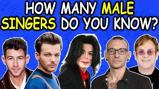 How Many Male Singers Do You Know? | Guess The Singer | 80 Newer and Older Male Singers