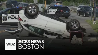 Driver airlifted to hospital after rollover crash in Lowell