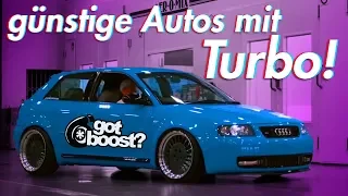 Die günstigsten Autos mit TURBO! | RB Engineering