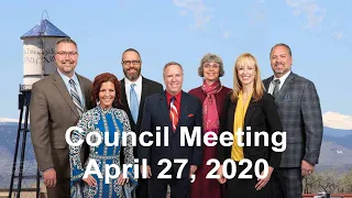 Arvada City Council Meeting - April 27, 2020