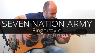 Seven Nation Army - Acoustic Guitar Solo Cover Fingerstyle)