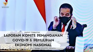 [LIVE] Rapat Terbatas "Laporan Komite Penanganan COVID-19 dan Pemulihan Ekonomi Nasional" (14/9)