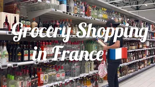 Grocery Shopping in France 🇫🇷 🛒 • Rabbit Meat? Egg Candy?? Harley Davidson??