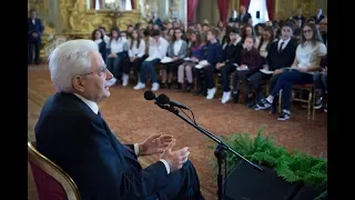 Quirinale, il Presidente Mattarella risponde alle domande degli studenti