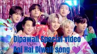 bts dipawali special video 💜 Namjin yoonmin taekook jihope 💜Aai Hai Diwali song 💜