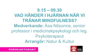 Forskartorget2016 - Vad händer i hjärnan när vi tränar mindfulness