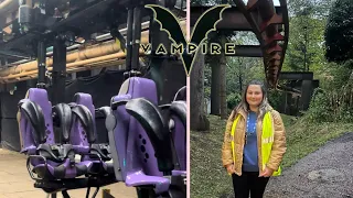 BTS Tour Of Vampire The Ride At Chessington | April 2024 #chessington #chessingtonworldofadventures