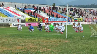 Радост за "сините" след края на мача в Дупница