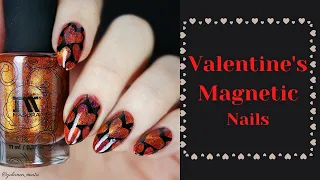 Valentines Nails || Masura Magnetic Nail Polish 😍