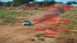 [#8K#4K] WRC Generations Replay Cockpit-View / Skoda Fabia Evo / Ntulele - Safari Rally Kenya