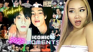 Taekook ICONIC Moments in 2023 that will Comfort you | REACTION