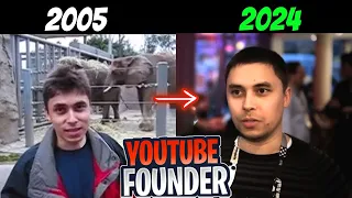 Me at the zoo in 2024 |  jawed karim Than and now in 2024 | @jawed #shorts  #memes  #youtubeshorts