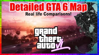 GTA 6 Map Real Life Comparisons, New Detailed GTA 6 Revealed | GTA 6 Online