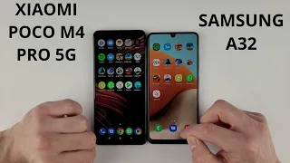 Xiaomi Poco M4 Pro 5G vs Samsung A32 SPEED TEST