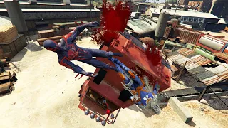 GTA 5 Epic Ragdolls And Fails #113 (Spider-Man 2099 Vs Taskmaster / Epic Ragdolls)