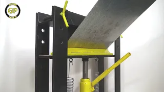 Make a Sheet Metal Bending for Hydraulic Press -  Diy Tools