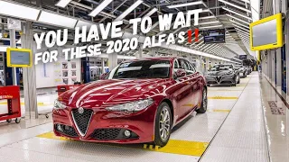 Here's Why You CANT Buy 2020 Alfa Romeo Giulia's and Stelvio's for a WHILE!