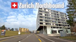 Zurich Northbound (4K) – Driving Tour Switzerland 🇨🇭