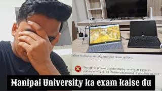 SEB browser problem // Manipal University online exam