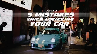 5 MISTAKES When Lowering Your Car